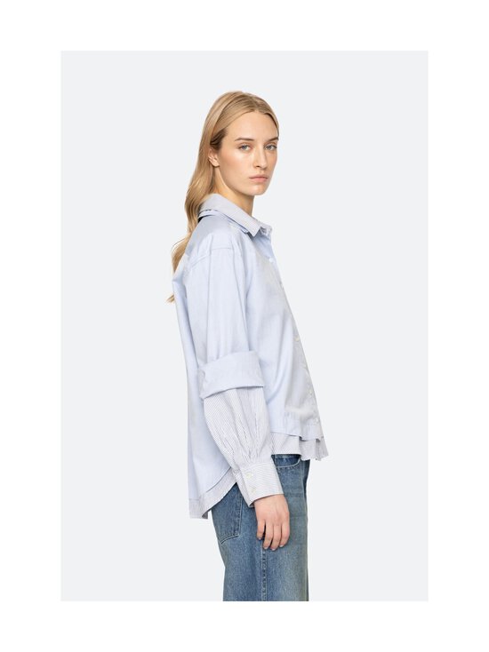 Sea NY - ZAYNA DBL LAYER BUTTON DOWN SHIRT Sea NY - BLUE | Stockmann - photo 2