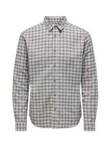 Only & Sons - Särk OnsGudmund - EGRET CHECKS:JET BLACK | Stockmann