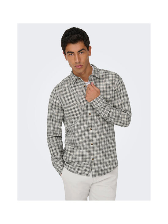 Only & Sons - Särk OnsGudmund - EGRET CHECKS:JET BLACK | Stockmann - photo 5