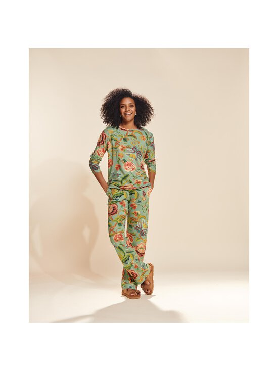 Essenza - Denna Roselina Long -pyjamapaita - BASIL GREEN - photo 3 Essenza - Denna Roselina Long -pyjamapaita - BASIL GREEN | Stockmann - photo 3