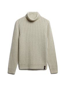 Superdry - Merchant-neulepaita - 1LG OATMEAL BEIGE | Stockmann