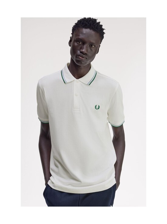 Fred Perry - Twin Tipped Slim -pikeepaita - Z52 SWHIT/TRBL/SPRGR - photo 5 Fred Perry - Twin Tipped Slim -pikeepaita - Z52 SWHIT/TRBL/SPRGR | Stockmann - photo 5