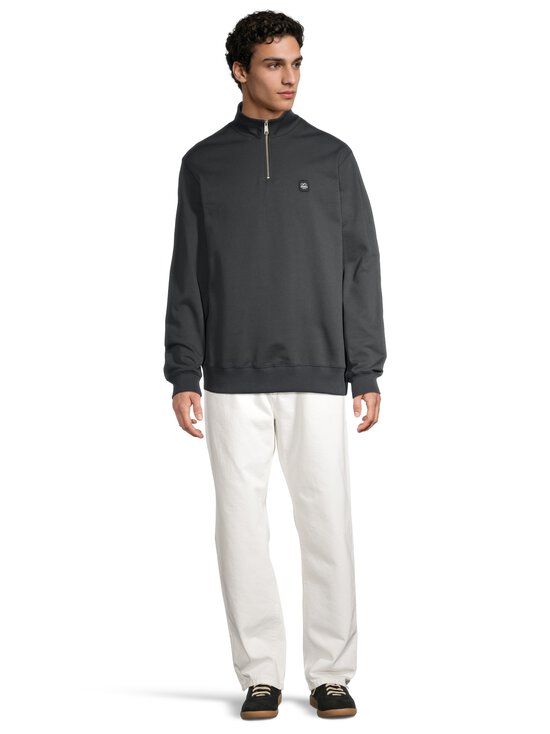 Makia - Patch Half Zip -collegepaita - 997 CARBON BLACK | Stockmann - photo 2