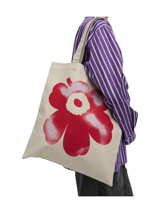 Marimekko - Vankka Akvarelli Unikko Kioski iepirkumu soma - 843 LILAC, RED, OFF WHITE - photo 1 Marimekko - Vankka Akvarelli Unikko Kioski iepirkumu soma - 843 LILAC, RED, OFF WHITE | Stockmann - photo 1