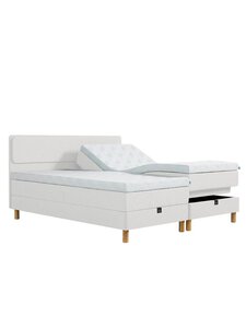 Tempur - Experience Adjustable -moottorisänky Pro Plus 8 firm + medium / cream 160 x 200 cm - WHITE | Stockmann