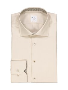 Stenströms - Regular Cuff Contrast -kauluspaita - LIGHT BEIGE | Stockmann