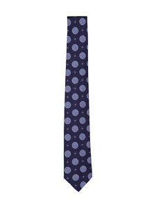 Oscar Jacobson - Silk Pattern -silkkisolmio - 215 DARK BLUE | Stockmann