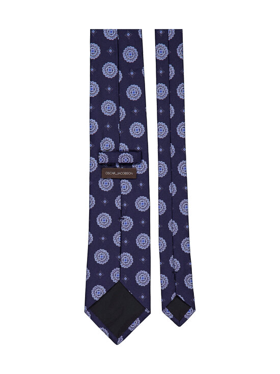 Oscar Jacobson - Silk Pattern -silkkisolmio - 215 DARK BLUE | Stockmann - photo 2