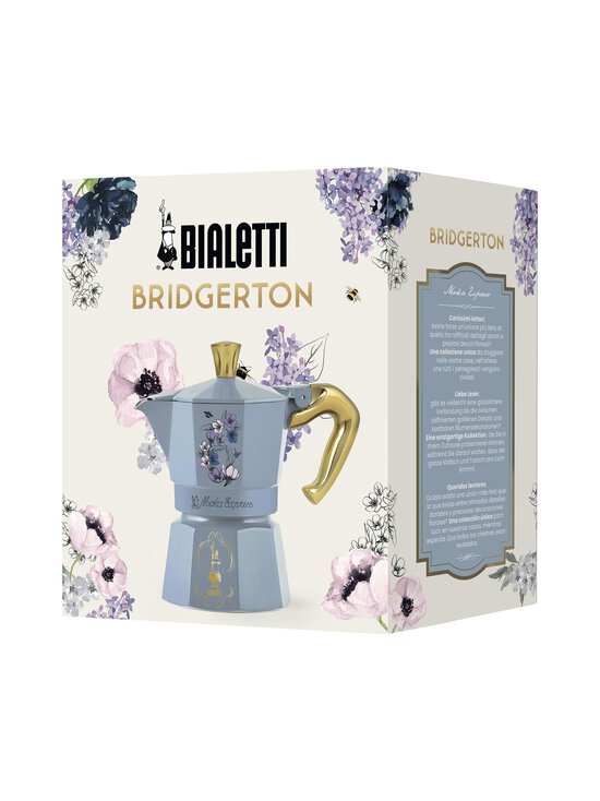 Bialetti - Moka Express Bridgerton -3 kupin mutteripannu - BLUE - photo 2 Bialetti - Moka Express Bridgerton -3 kupin mutteripannu - BLUE | Stockmann - photo 2