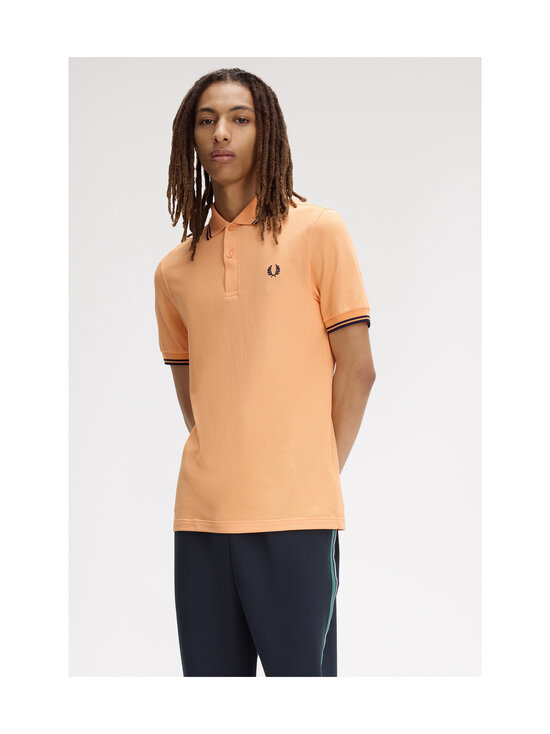 Fred Perry - The Twin Tipped -pikeepaita - PEACH / FRENCH NAVY / FRENCH N | Stockmann - photo 5