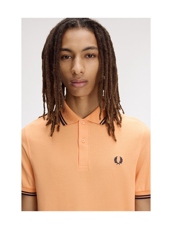 Fred Perry - The Twin Tipped -pikeepaita - PEACH / FRENCH NAVY / FRENCH N | Stockmann - photo 6