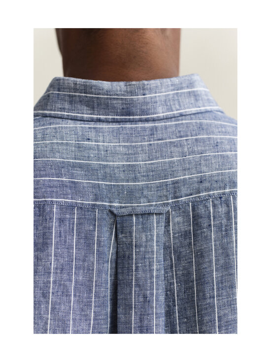 GANT - Triibuline triiksärk Regular Linen - 423 PERSIAN BLUE | Stockmann - photo 5