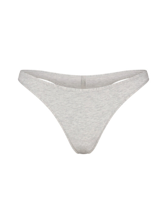 SKIMS - Everyday Cotton Thong -alushousut - LIGHT HEATHER GREY | Stockmann - photo 1
