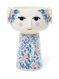 Bjørn Wiinblad - Eva vāze 18,5 cm - BLUE BLUE/ROSE | Stockmann