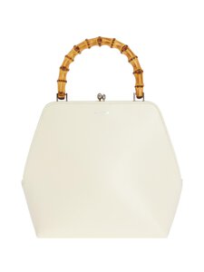 Jil Sander - Goji Square Small Bamboo -laukku - 106 EGGSHELL | Stockmann
