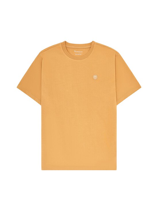 Knowledge Cotton Apparel - Loke Badge T-krekls - 1484 APPLE CINNAMON | Stockmann - photo 1