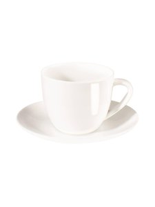 Asa - Á Table -cappuccinokuppi 0,25 l ja -lautanen - VALKOINEN Asa - Á Table -cappuccinokuppi 0,25 l ja -lautanen - VALKOINEN | Stockmann