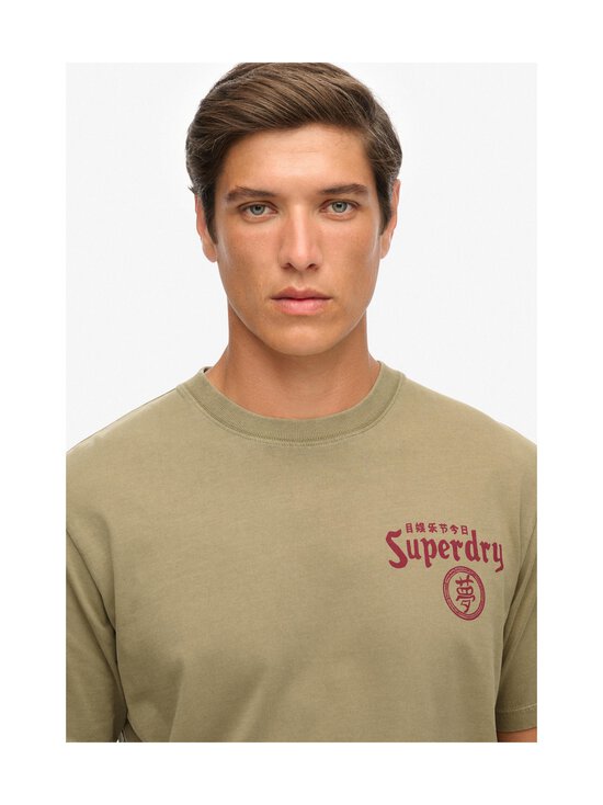 Superdry - T-särk Tokyo Narrative Loose - 1KH LIGHT KHAKI GREEN | Stockmann - photo 4