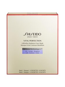 Shiseido - Kangasmask Vital Perfection Liftdefine Radiance Face Mask, 6 tk | Stockmann
