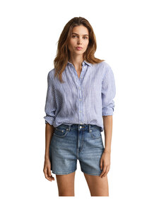 GANT - Regular Striped -pellavapaita - 417 ROYAL BLUE | Stockmann