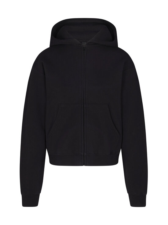 SKIMS - Cotton Fleece Classic Zip Up jaka ar kapuci - ONYX | Stockmann - photo 1