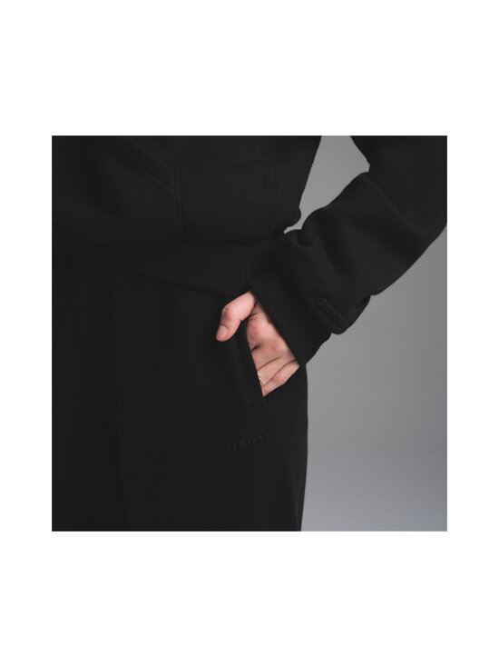 SKIMS - Cotton Fleece Classic Zip Up jaka ar kapuci - ONYX | Stockmann - photo 5