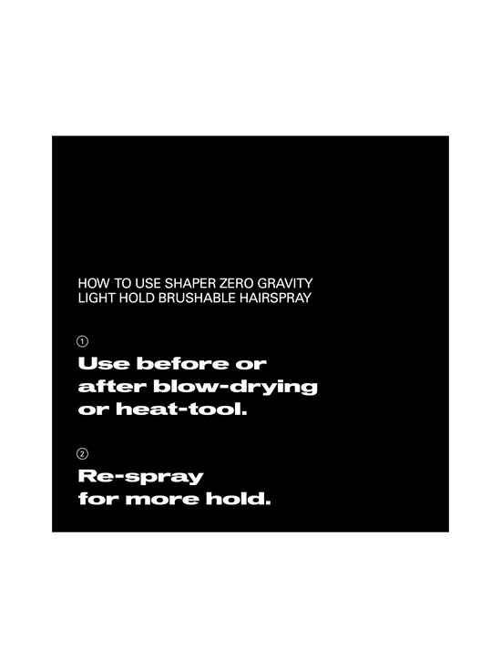 Sebastian - Shaper Zero Gravity Light Hold Hairspray -hiuskiinne - NOCOL | Stockmann - photo 4