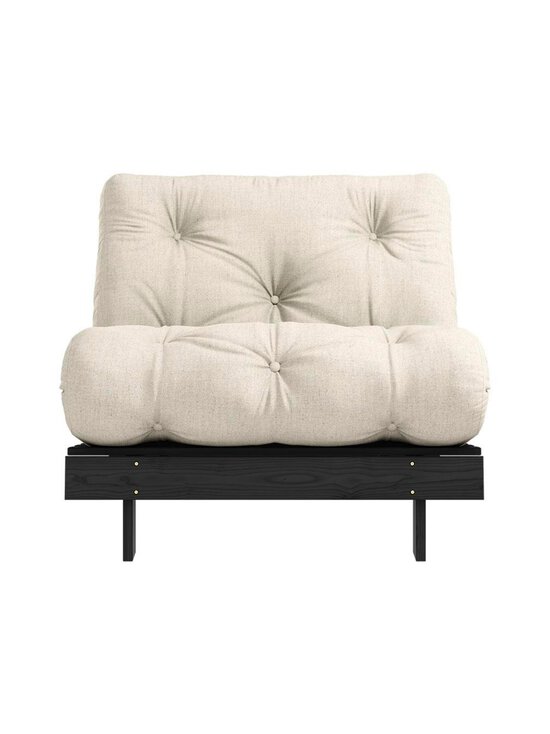 Karup - Roots-futonnojatuoli linen/musta - BEIGE | Stockmann - photo 3