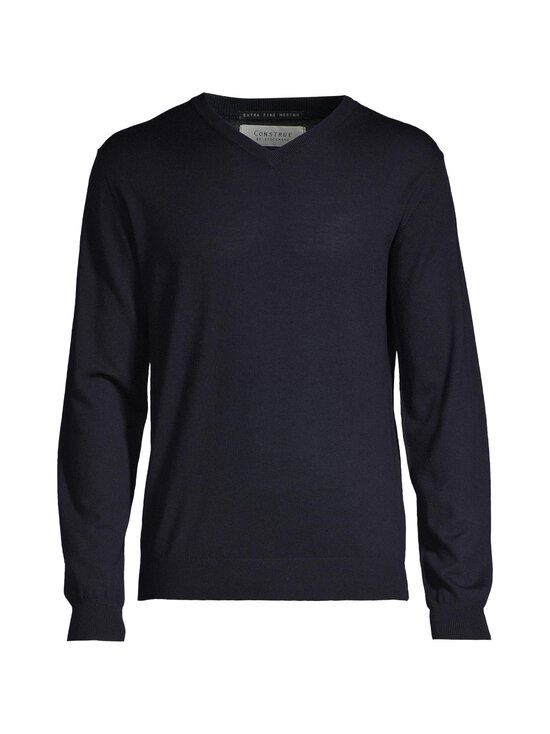 CONSTRUE - Dubai V-Neck -merinovillaneule - NAVY FROM NEW COLOR CARD - photo 1 CONSTRUE - Dubai V-Neck -merinovillaneule - NAVY FROM NEW COLOR CARD | Stockmann - photo 1