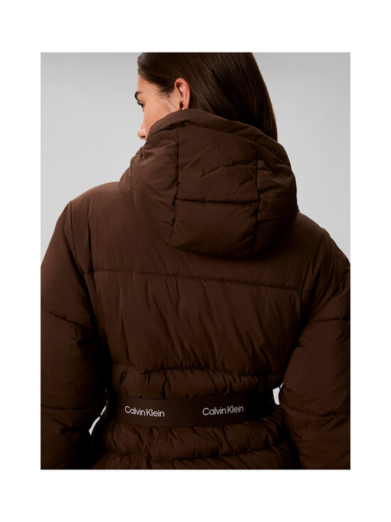 Calvin Klein Jeans - Belted Midweight Puffer jaka - WFM BROWN CORK | Stockmann - photo 5