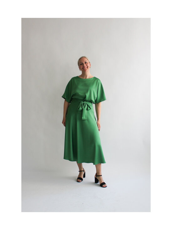 Lili Marleena - Kiiltävä midihame - GREEN | Stockmann - photo 2
