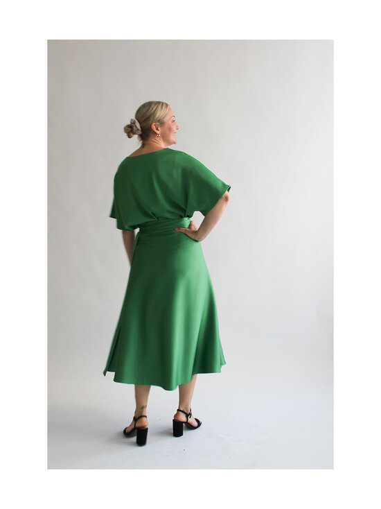 Lili Marleena - Kiiltävä midihame - GREEN | Stockmann - photo 4