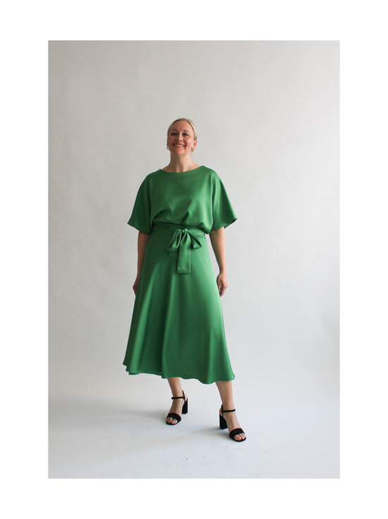 Lili Marleena - Kiiltävä midihame - GREEN | Stockmann - photo 6