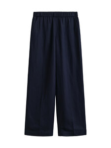 GANT - Pull On -pellavasekoitehousut - 433 EVENING BLUE | Stockmann