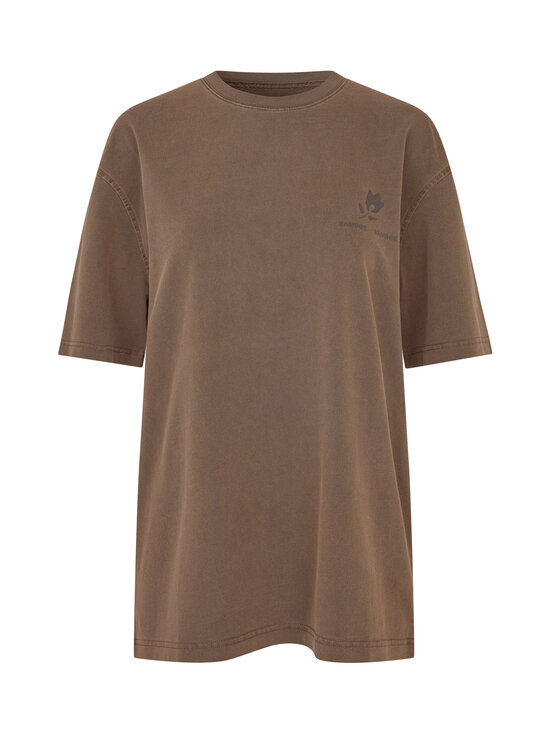 Samsoe Samsoe - Sacohen t-paita - CLR002634 BROWN STAMP | Stockmann - photo 1