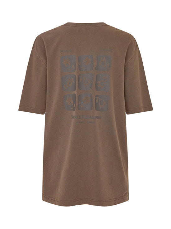 Samsoe Samsoe - Sacohen t-paita - CLR002634 BROWN STAMP | Stockmann - photo 2