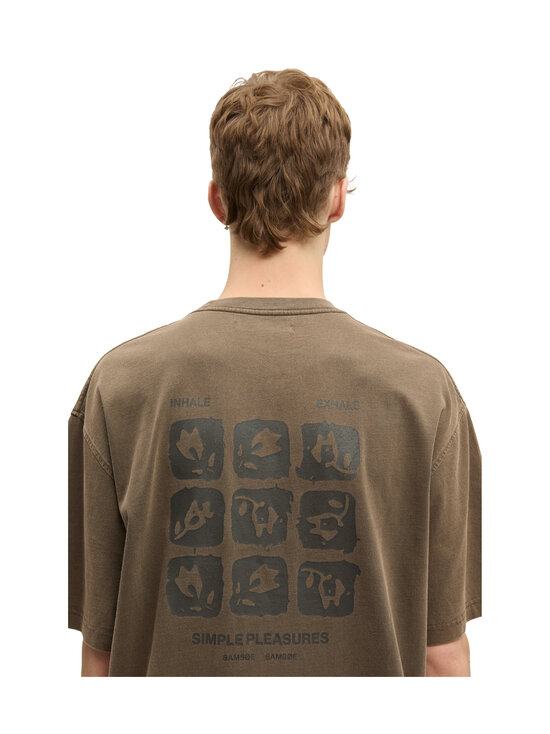 Samsoe Samsoe - Sacohen t-paita - CLR002634 BROWN STAMP | Stockmann - photo 5