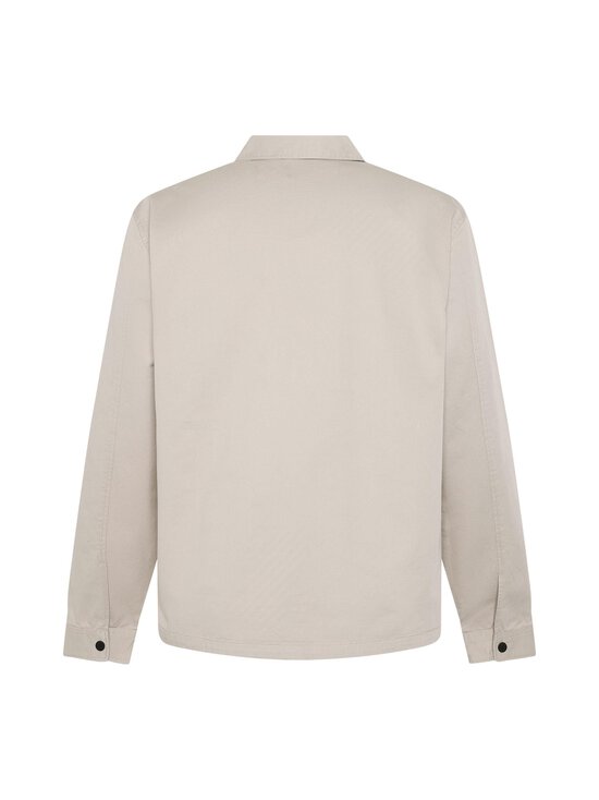 Knowledge Cotton Apparel - Organic Cotton Twill -paitatakki - 1228 LIGHT FEATHER GRAY | Stockmann - photo 2