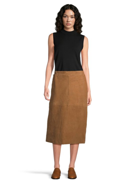 rich & royal - Midipituinen mokkanahkahame - 275 CINNAMON | Stockmann - photo 3