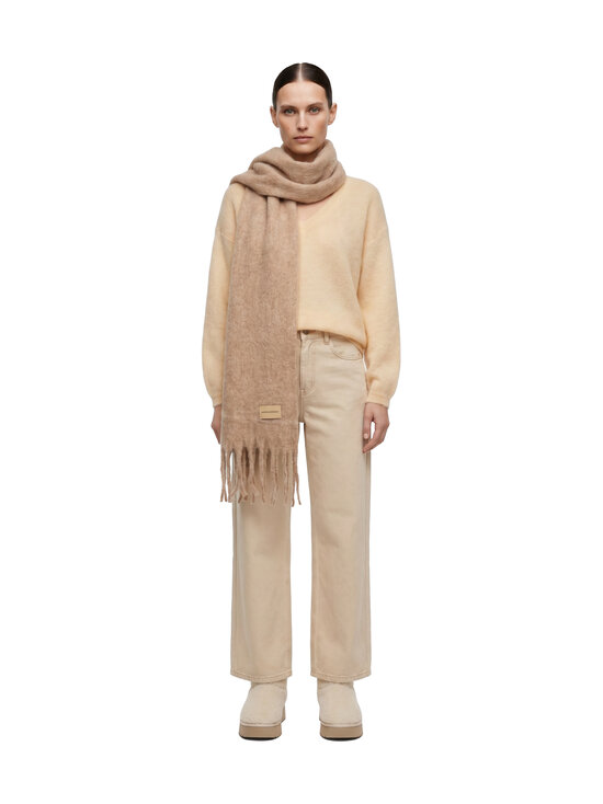 AMERICANDREAMS - Maui Oversized -hapsullinen huivi - MEDIUM BROWN | Stockmann - photo 2