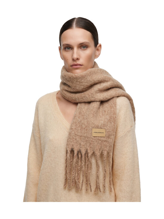 AMERICANDREAMS - Maui Oversized -hapsullinen huivi - MEDIUM BROWN | Stockmann - photo 4