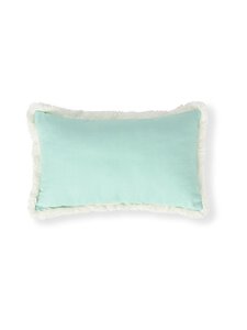 Lexington - Linen Cotton Fringe -sisustustyyny 50 x 30 cm - GREEN | Stockmann