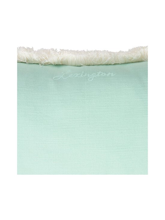 Lexington - Linen Cotton Fringe -sisustustyyny 50 x 30 cm - GREEN | Stockmann - photo 4