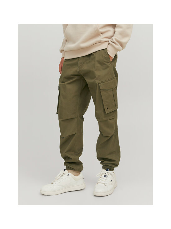 Jack & Jones - JpstKane Noah Cuffed Cargo -housut - OLIVE NIGHT | Stockmann - photo 4