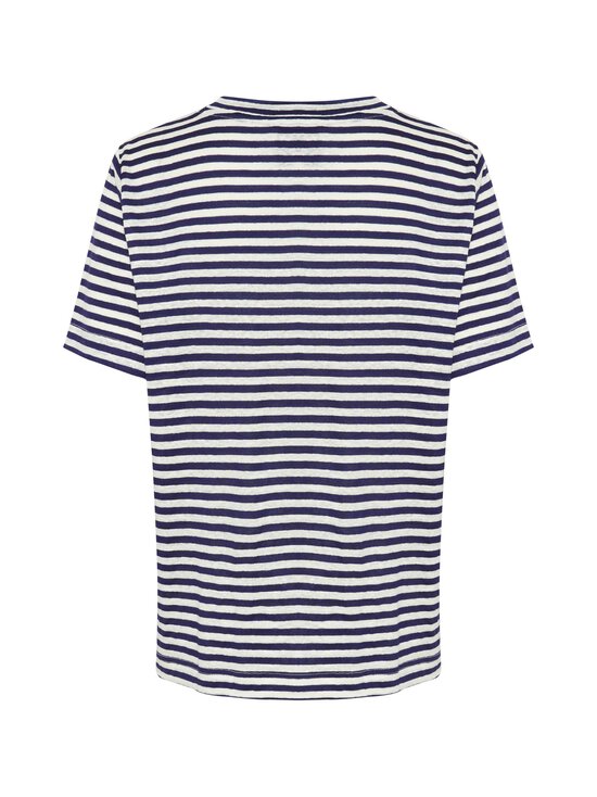 MY ESSENTIAL WARDROBE - LisaMW Striped T-krekls - 107481 DARK SAPPHIRE BLUE STRIPED - photo 2 MY ESSENTIAL WARDROBE - LisaMW Striped T-krekls - 107481 DARK SAPPHIRE BLUE STRIPED | Stockmann - photo 2