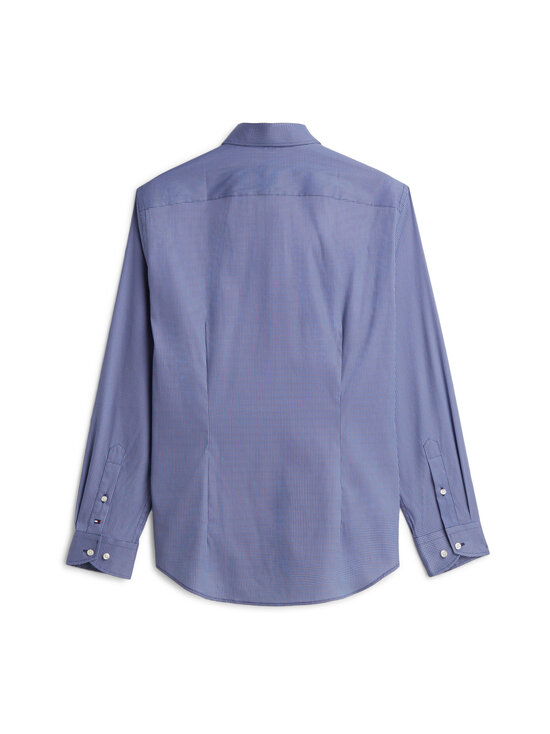 Tommy Hilfiger - Flex Collar Slim fit krekls ar apkakli - 0GZ CARBON NAVY / WHITE | Stockmann - photo 2