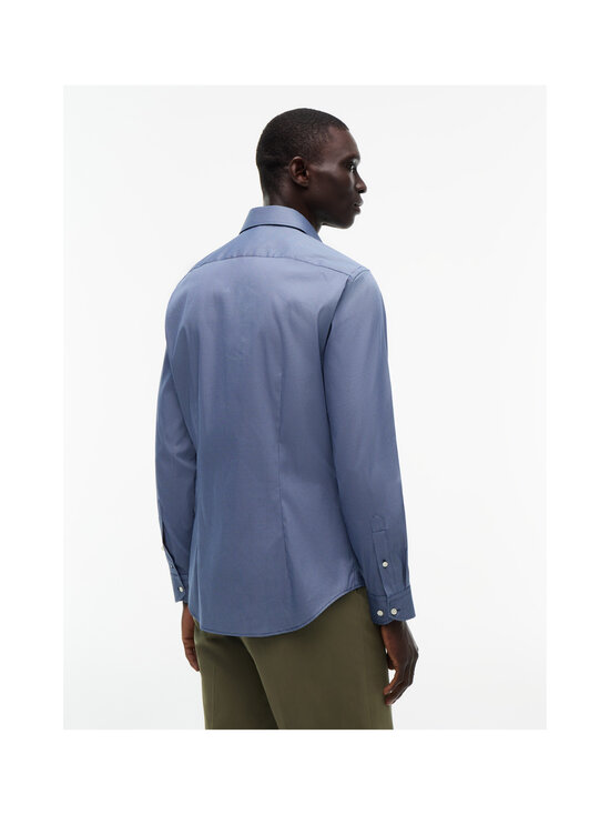 Tommy Hilfiger - Flex Collar Slim fit krekls ar apkakli - 0GZ CARBON NAVY / WHITE | Stockmann - photo 5