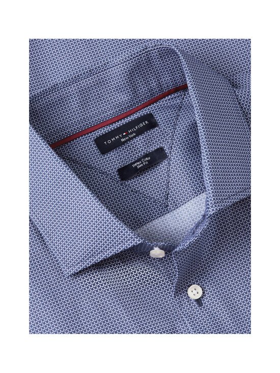 Tommy Hilfiger - Flex Collar Slim fit krekls ar apkakli - 0GZ CARBON NAVY / WHITE | Stockmann - photo 6