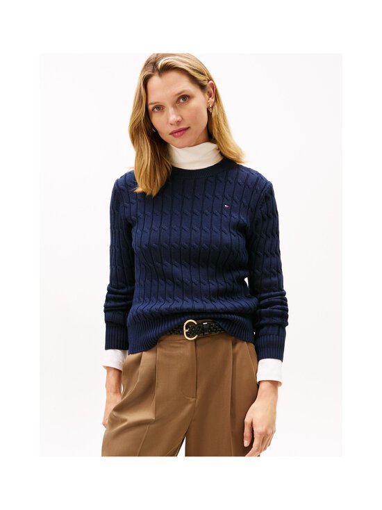 Tommy Hilfiger - Palmikkoes kampsun Cable Mid - C1G DARK NIGHT NAVY | Stockmann - photo 2