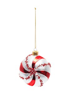 Casa Stockmann - Candy Stripes -joulukoriste - RED | Stockmann